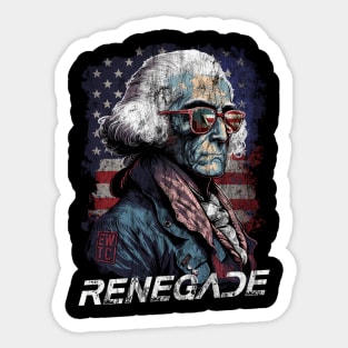 George Washington Renegade Sticker